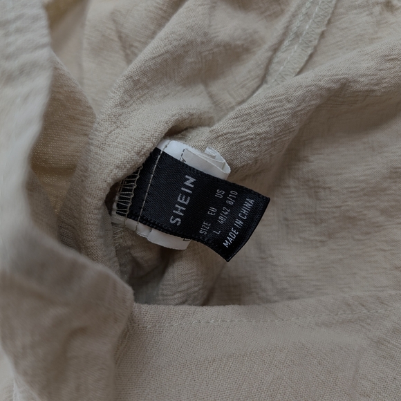 100% Cotton Brown Racer Back Sleeveless Tank Large [178] - Picture 6 of 7